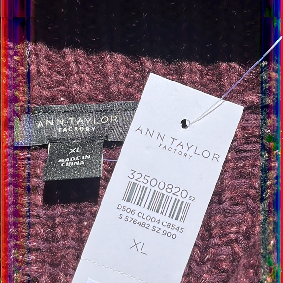 NWT Ann Taylor Factory sweater XL - Picture 7 of 10